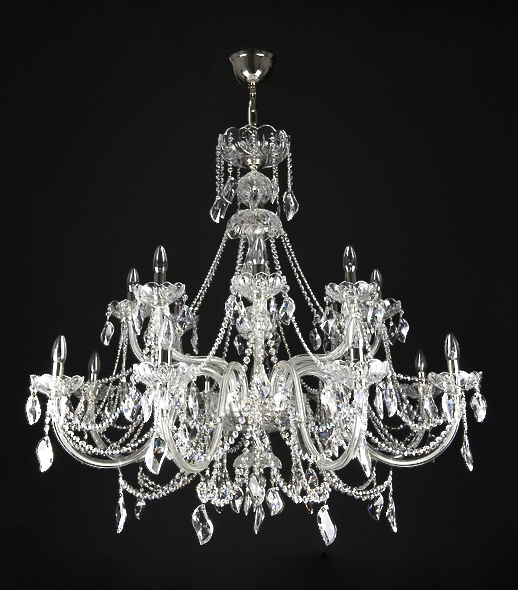 JWZ 146162101_Aristocratico 16 Silver_Crystal chandelier_Lustre chandelier en cristal