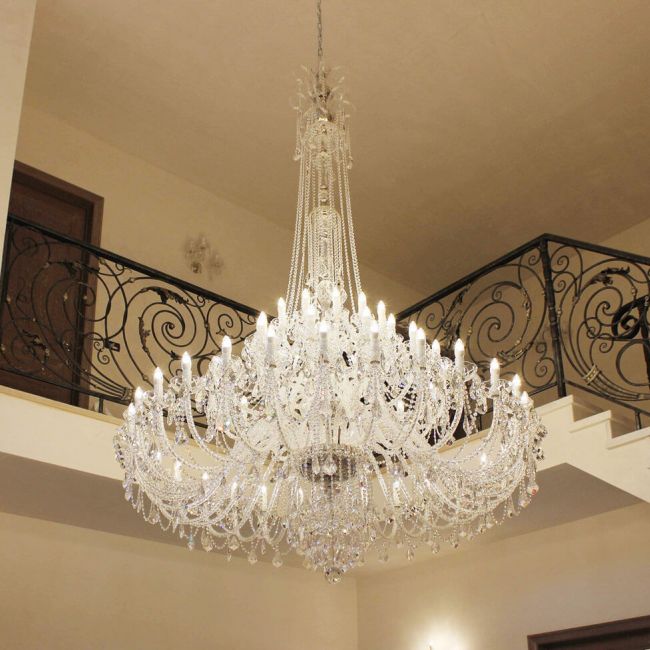 Private-villa-Belgium-lustre-cristal-1