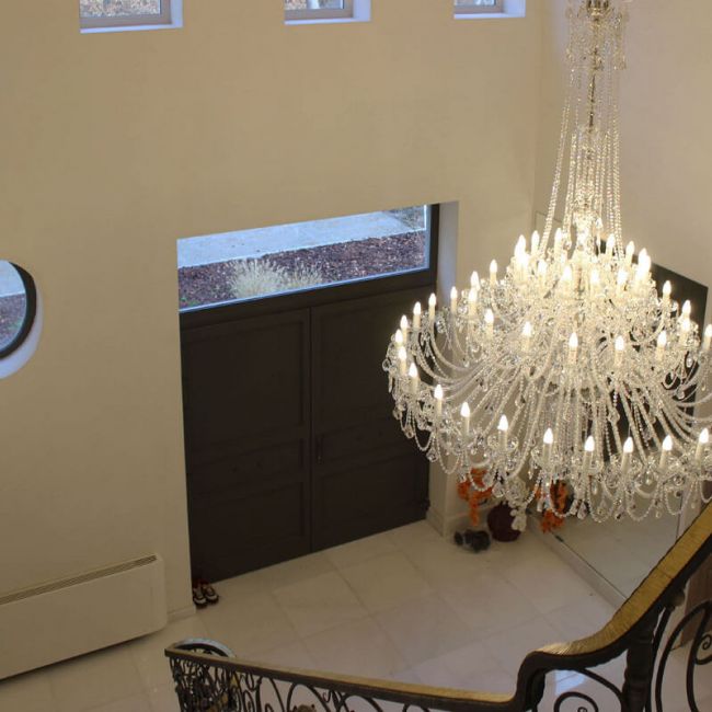 Private-villa-Belgium-lustre-cristal-2