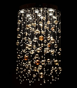 JWZ 610090101 gold_Orbis 9 Gold_Modern chandelier_lustre moderne1